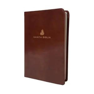RVR 1960 Biblia ultrafina, marrón piel fabricada (Spanish Edition)
