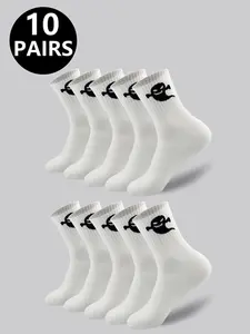 10-12 pairs of male and female ghostly and quirky designs unique street fashion comfortable breathable moisture absorbing socks