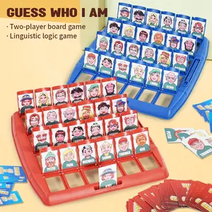 Guess Who Party Game, Adult Logic Deduction Board Game, Family Board Game, Perfect for Icebreaker at University Parties, Fun Group Activity