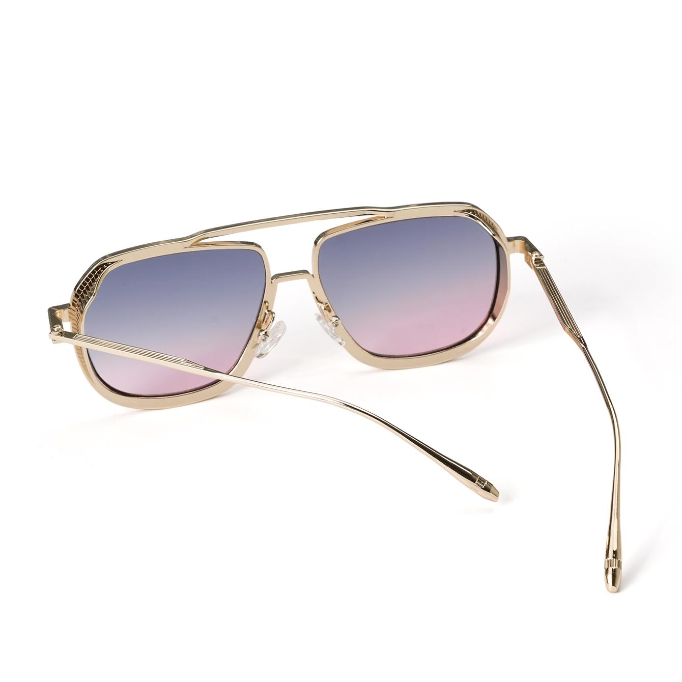 Original design, retro punk sunglasses for men and women, gradient design for UV protection and sun protection, high-end feel glasses.