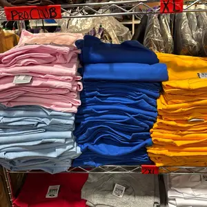 Camisetas Pro Club - Variety Pack in Pink Blue Yellow Light Blue and Red Sizes Available