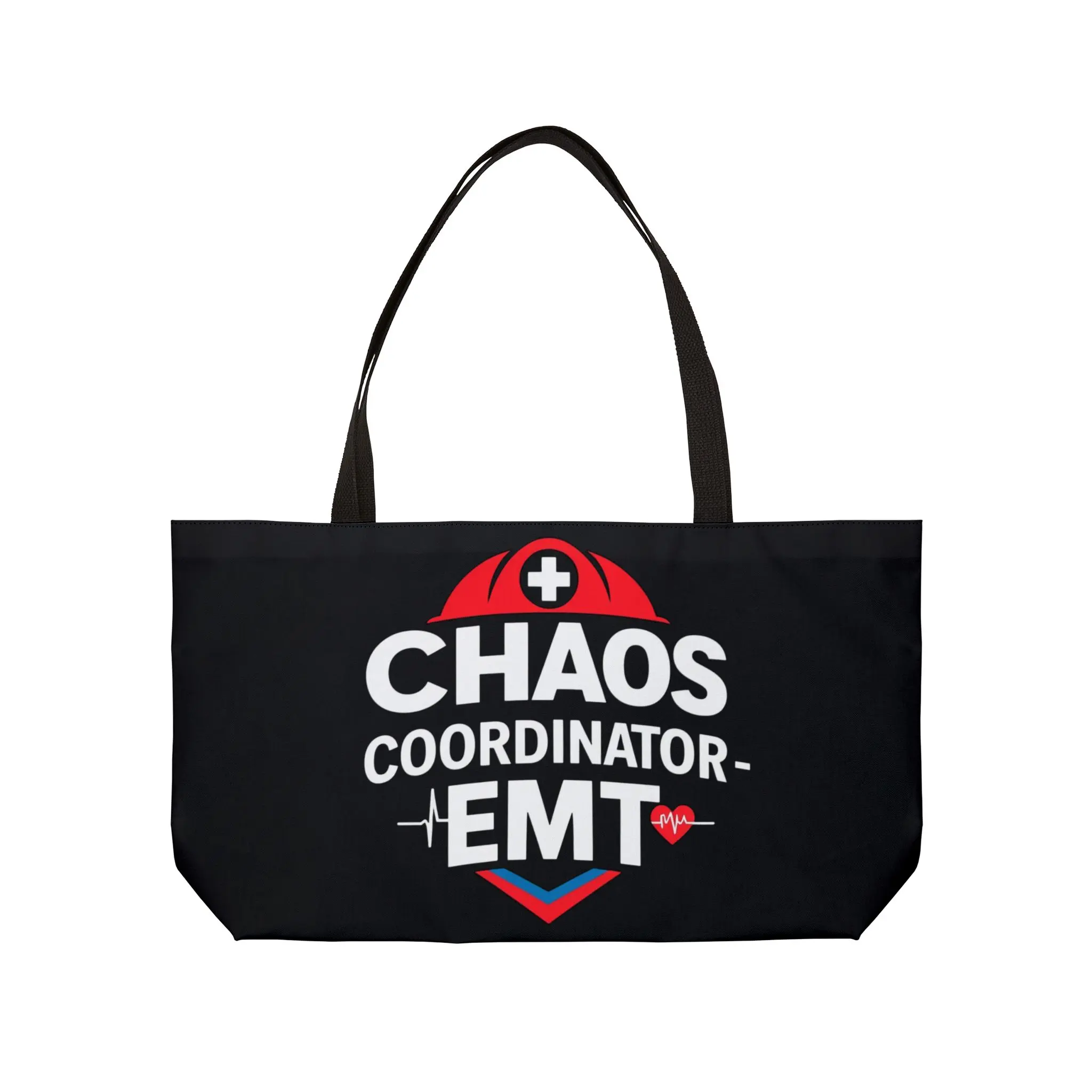 Chaos Coordinator EMT Weekender Tote Bag, Perfect for Emergency Responders, Gym, Beach, Travel, Gifts for First Responders