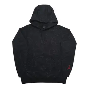 Air Jordan x KAWS Hand Logo Hooded Sweatshirt Black Red Pre-Owned