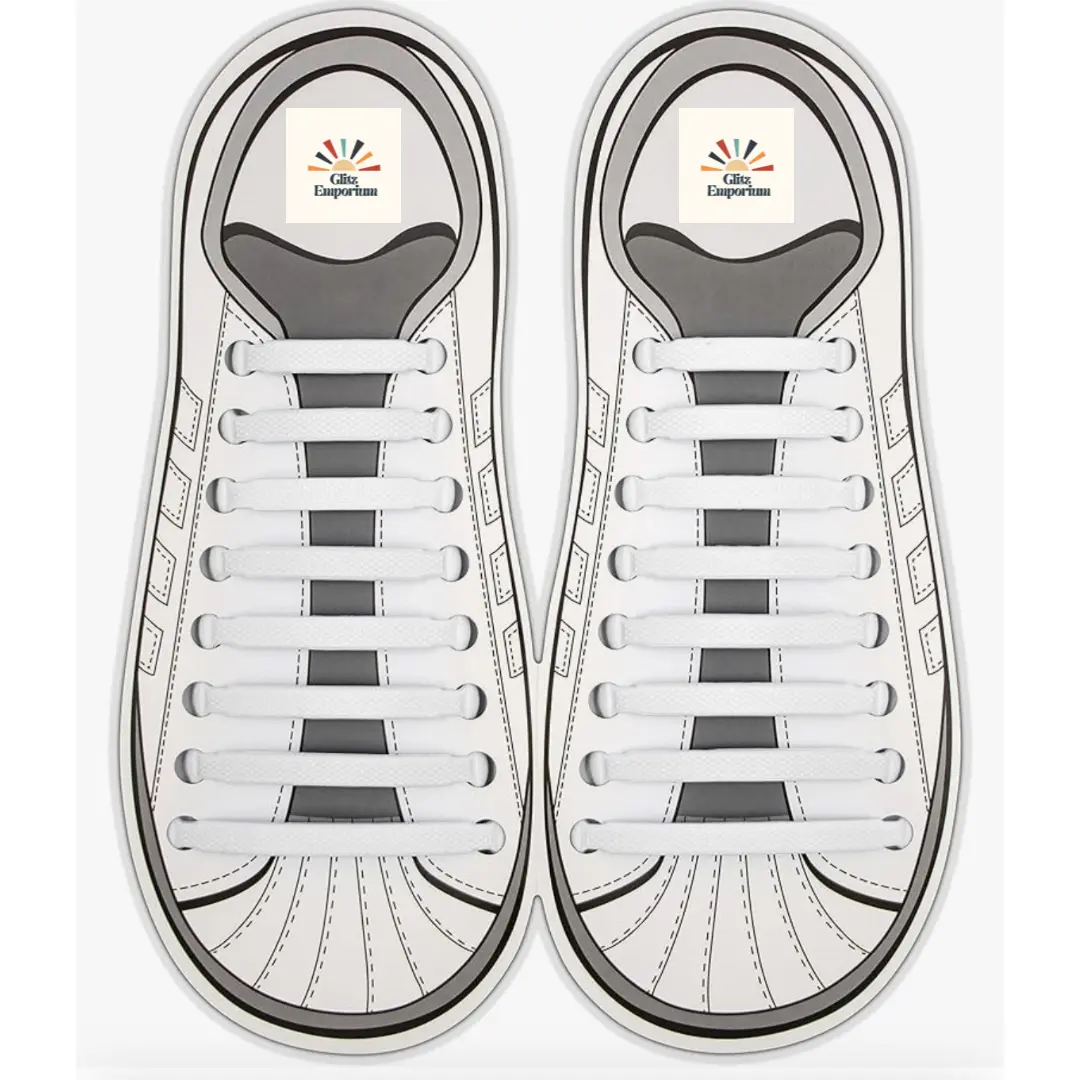 Glitz Elastic Silicone No Tie Shoelaces