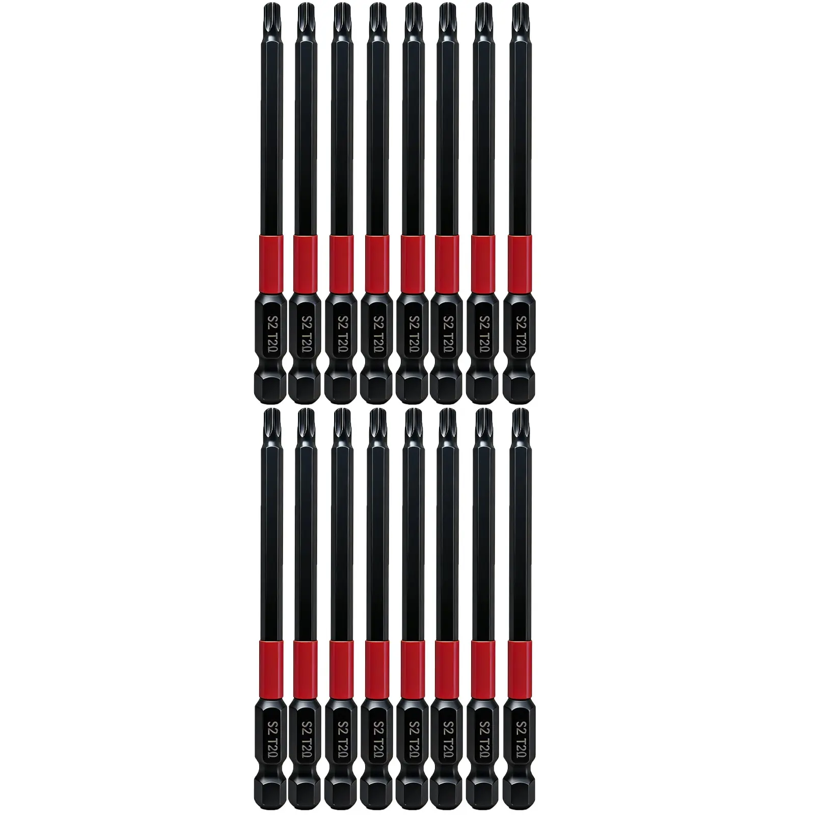 16-Piece T20 Cross Screwdriver Set with Strong Magnetism, S2 Alloy Material, Dedicated for Electric Screwdrivers Tools, Magnetic Screwdriver Tools