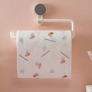 1 Roll (50/100 Sheets) Lazy Rags, Disposable Kitchen Towels, Washable Dish Towels, Washable Reuse, Rags, Non-Stick Oil Rags, Degreasing Wipes, Household Rags, Drying Cloths, Cleaning Supplies, Cleaning Tools ( Random Printing)