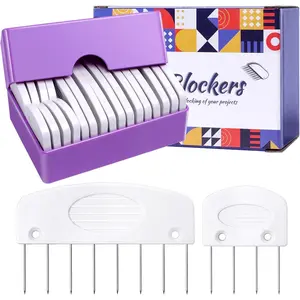 20Pcs Knit Blockers & Pins Kit, Knit Blocking Combs for Knitting Crochet Lace Needlework Projects Tool