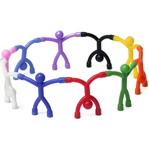 & Road Trip Toy 10-Pack Solid Colors - Quiet Time Activities for Kids - Sensory Magnetic Fidget Travel Toys for Car, Airplane, & Restaurants - STEM Building Figures8| Screen-Free Fun