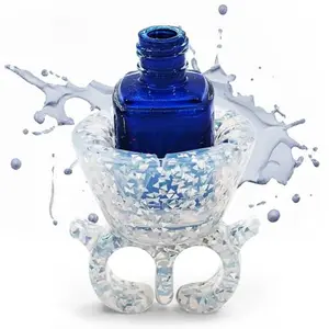 Tweexy Wearable Nail Polish Holder Ring | Silicone Nail Care Tool for Manicure & Pedicure, Nail Art, and Fingernail Painting – Ideal Gift for Teens Cutics