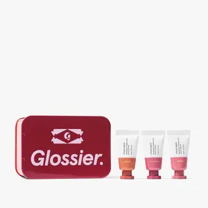Glossier Mini Cloud Paint Trio Holiday-Exclusive Gel-Cream Blush Kit Makeup Shimmer Cosmetic Gift Set