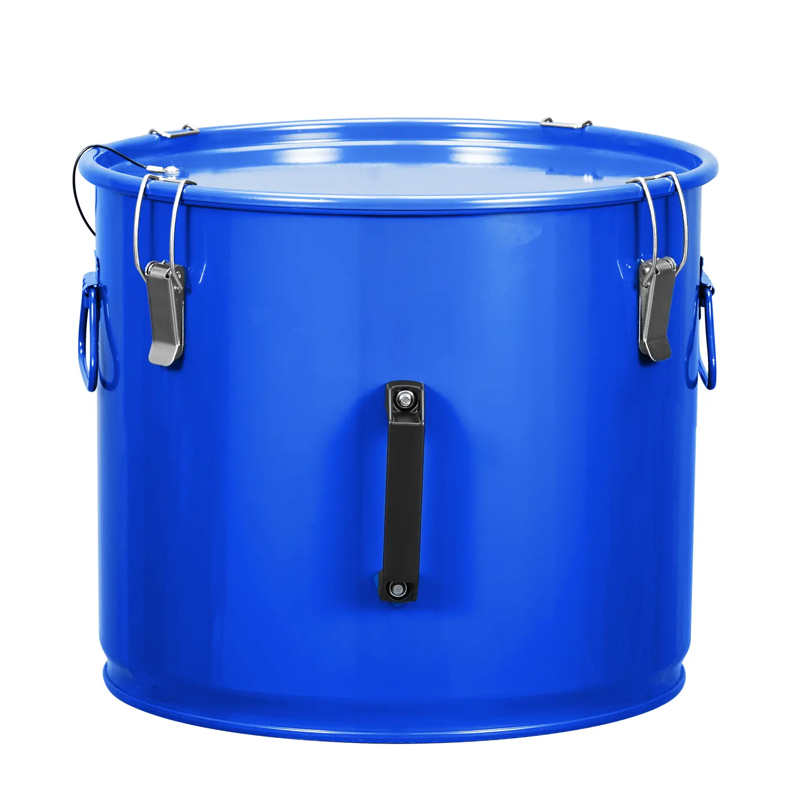 Fryer Grease Bucket – 10 Gallon Heavy Duty Carbon Steel Oil Disposal & Storage Container with Locking Lid & Filter Bag, Leak-Proof for Kitchen