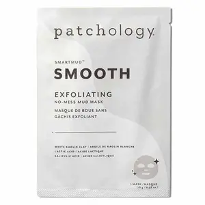 Patchology SmartMud NoMess Mud Mask  Smooth Exfoliating 1ct 1pc Day Use