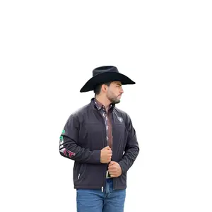 JACKET FOR MEN ARIAT BLACK MEXICO FLAG 10031424