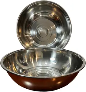 2pc 8 quarts Stainless Steel Mixing Bowls Set, Home, Refrigerator, and Kitchen Food Storage Organizers | Ecofriendly, Reusable, Heavy Duty Tableware