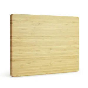 Makerflo Bamboo Cutting Board for Craft Personalization DIY Laser Engraving, Epoxy, UV DTF, Vinyl | Mineral Oil Coating Durable Wooden Chopping Block