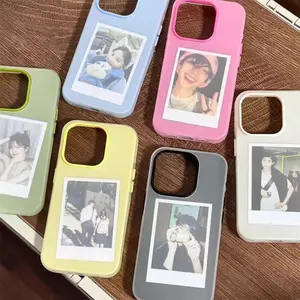 Plug-in Card Phone Case for iPhone 17 Pro Max 16 15 14 13 12 Super Soft Bouncy Three-in-One Design Shockproof Stylish Protection Case