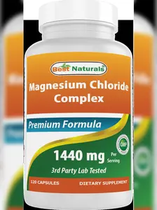 Best Naturals Magnesium Chloride (Cloruro De Magnesio) Complex 1440 mg per Serving - 120 Capsules