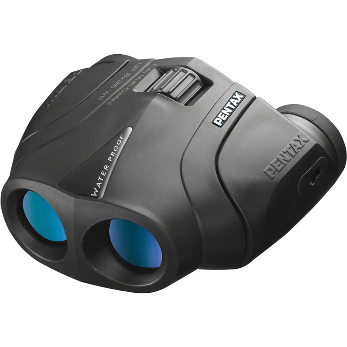 Pentax 8x25 UP Series Water Proof Porro Prism Binocular with 6.2 Degree Angle of View, Black