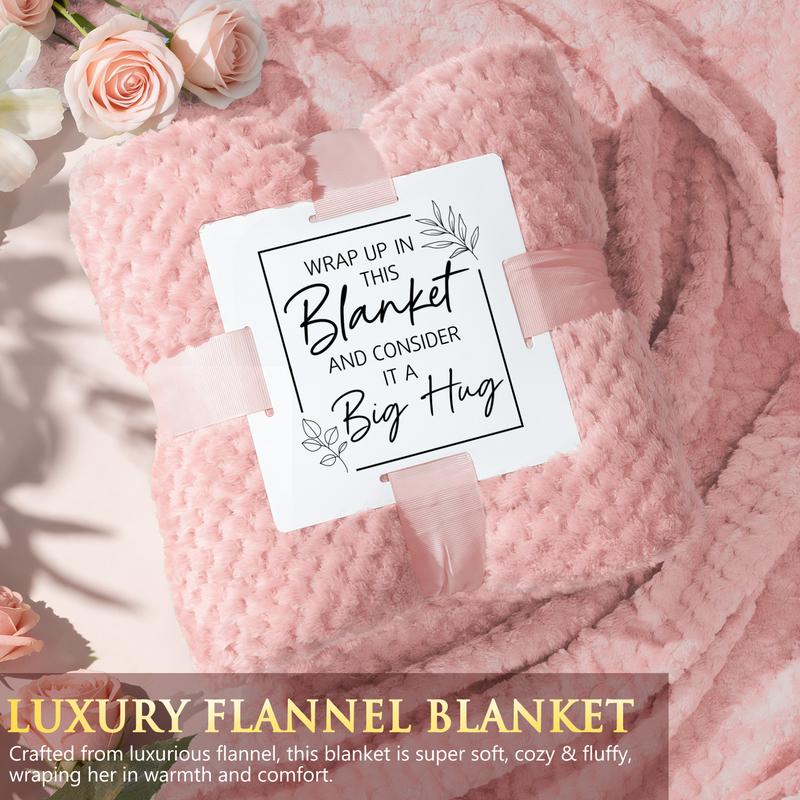 MAYICIVO Valentine’s Day Birthday Gifts for Women – Self Care Spa Gift Basket, Get Well Soon & Thinking of You Care Package with Crochet Flower Bouquet, Unique Gift for Her Wife Girlfriend Mom