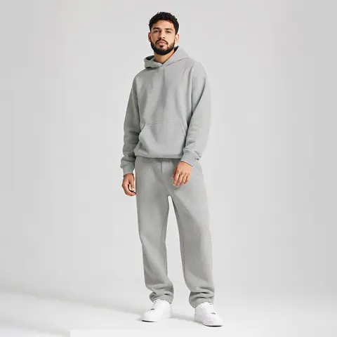 GINGTTO Men & Women’s Solid Hoodie & Sweatpants Set, 2 Piece Tracksuit ,Oversized Hoodie Tracksuit Unisex Streetwear,Winter Warm Hoodie Athletic Outfits Athletic Activewear Tracksuit Athleisure Breathable Clothes