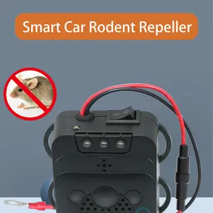 New Ultrasonic Car Mouse Repeller, Protects Car Circuits, Automatic Start When Parked, Dual LED Flash & Sound Wave Repellent