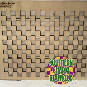 Checkered Bleaching Stencil