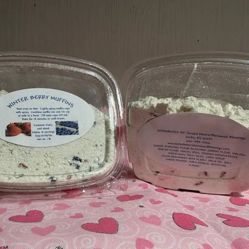 Wild berry muffin mix