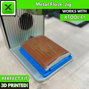 Flask Jig- xTool F1 3D Printed Jig