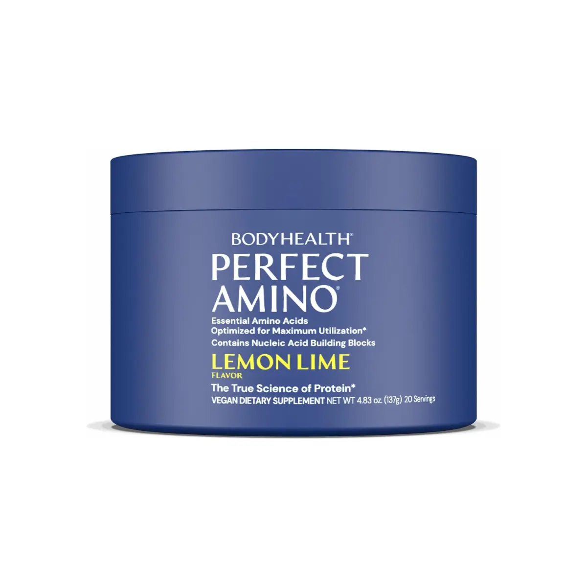 BodyHealth PerfectAmino - BCAA and EAA Powder for Pre and Post Workout - Amino Acid Energy Drink for Men and Women to Support Lean Muscle and Recovery - Lemon Lime - 20 Servings
