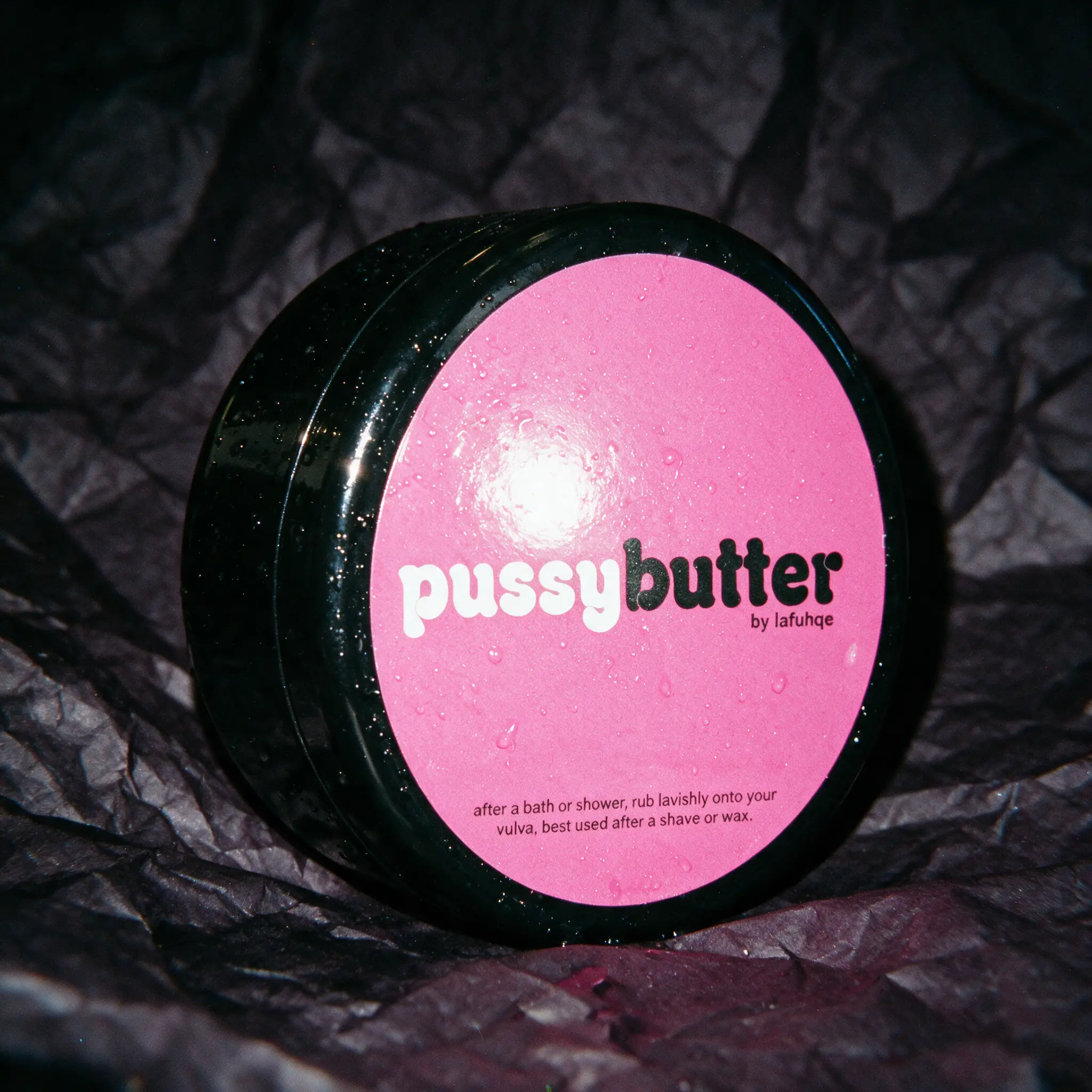 PoosyButter by LAFUHQE Moisturizing Intimate Buttercream, Shea and Cocoa Butter for Bikini Line and Inner Thighs, Fragrance Free