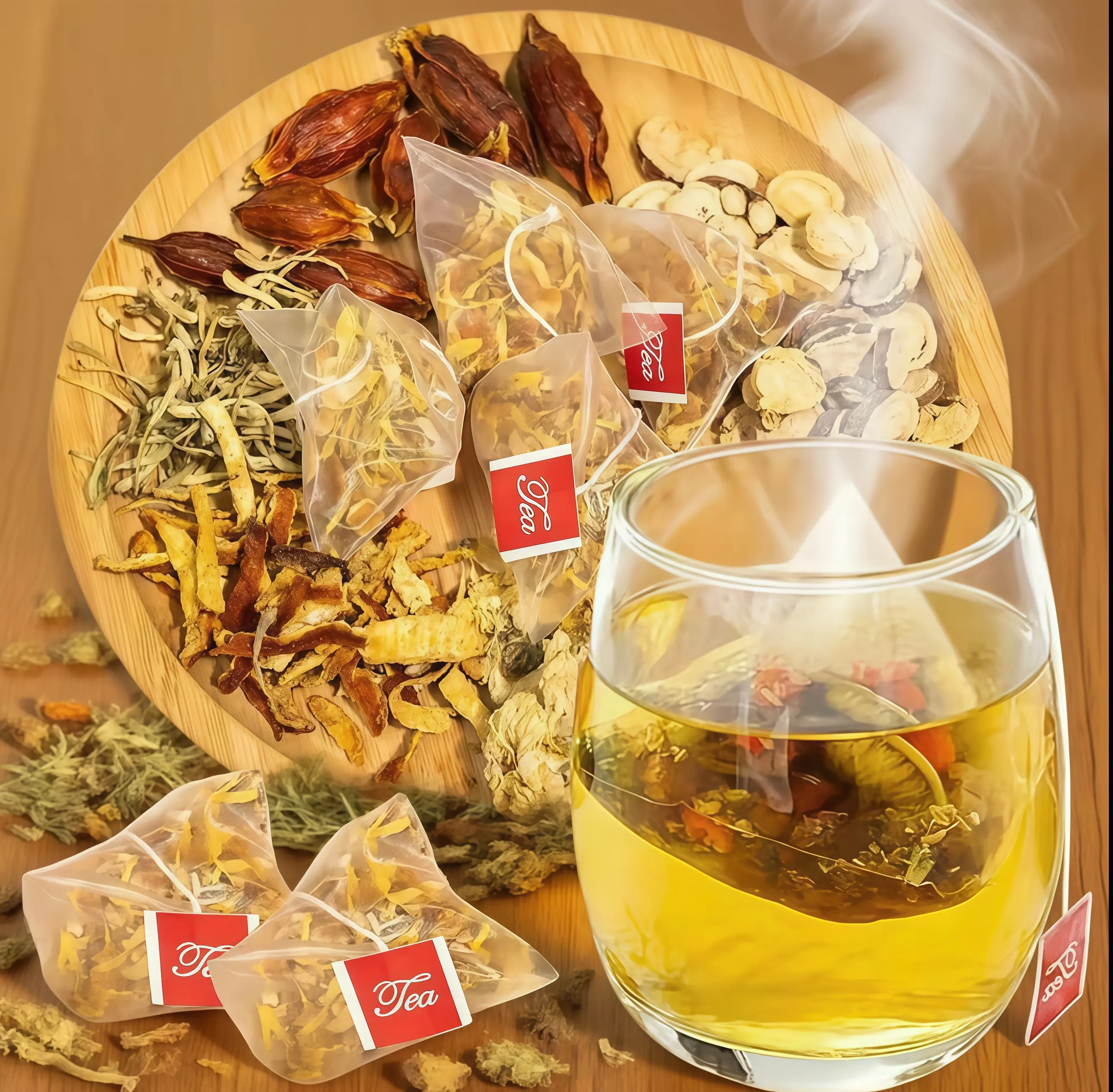 DEALS FOR YOUChicory & GardeniaHoneysuckle Liquorice Herbal Tea 30 TeaBags Natural Blend Orange PeelChrysanthemum Relaxation Beverage DailyWellness Tea Digestive Tea