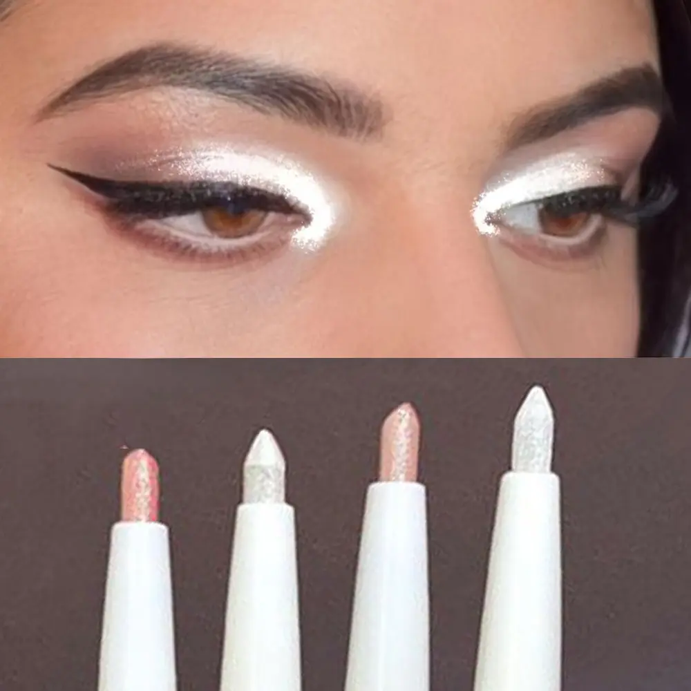 Long Lasting Pearlescent Eyeliner, 1 Count Shimmering Eyeliner Pen Cosmetic, High Pigmented Eye Makeup Products for All Styles and Occasions
