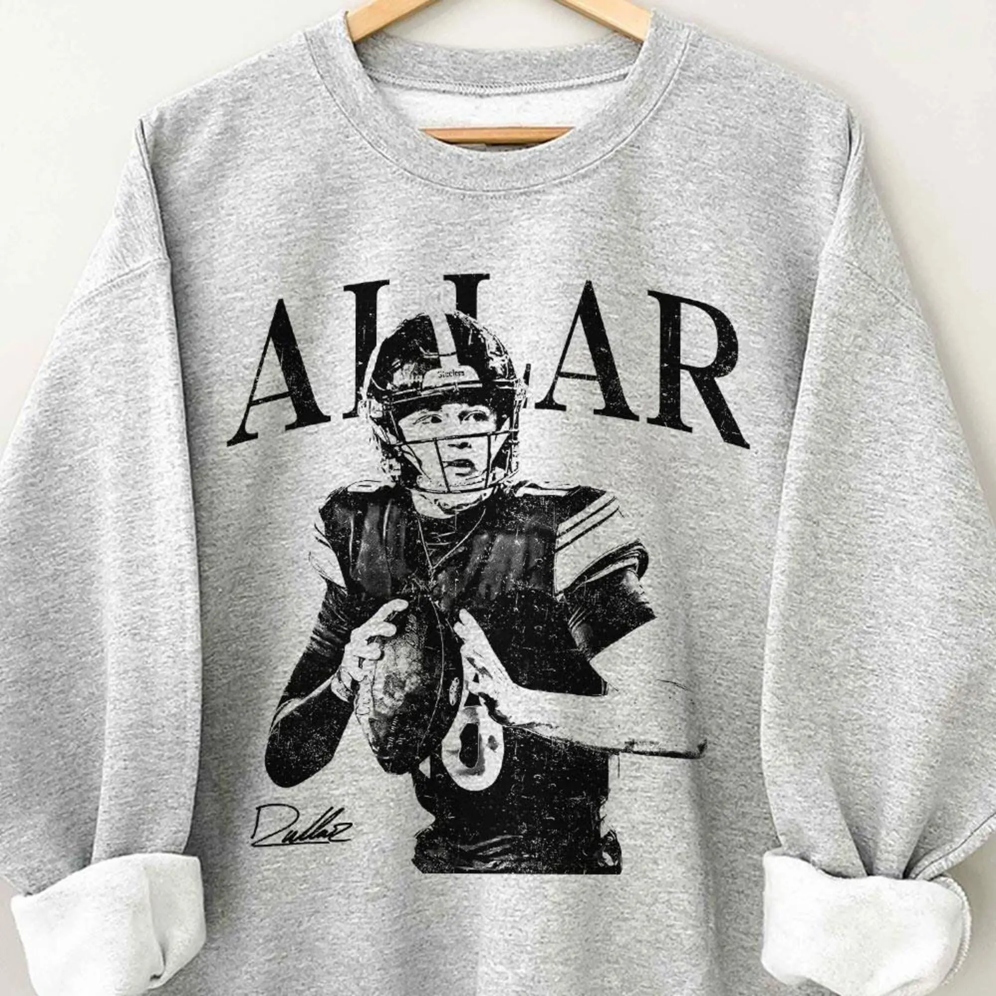 Drew Allar Football Vintage Sweatshirt, Funny Retro Football Gift Unisex