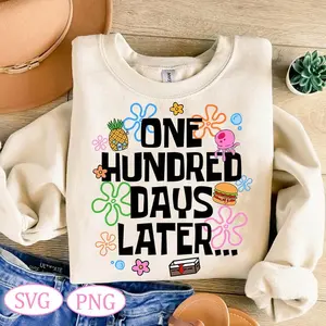 One Hundred Days Later 100 Days Of School T-Shirt/ Sweatshirt – Funny 100 Days Later 100 Days Of School Physical T-Shirt For Teachers And Students – Premium 100th Day Of School Apparel Featuring A Unique Survival Aesthetic Design.