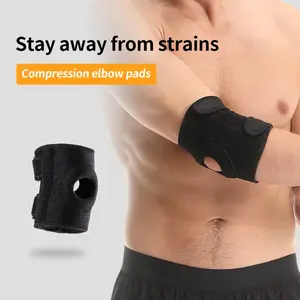 Breathable Sports Elbow Brace Protector Set, Sweat-Wicking Compression Joint Sleeve for Men & Women, Ideal for Gym, Bench Press, Badminton, Basketball