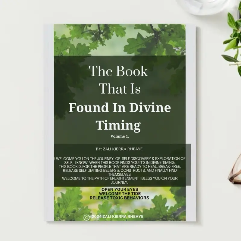 The Book That Is Found In Divine Timing Vol. 1 Welcome To The Journey Of Self-Discovery/ Purpose Finding & Understanding, Accepting And Releasing Trauma