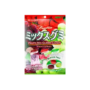 KASUGAI Fruits Mix Jelly Gummy Candy- Individually Wrapped, 3.58oz KASUGAI Fruits Mix Jelly Gummy Candy- Individually Wrapped, 3.58oz