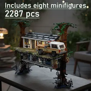 2287 Pcs Stranger Things Inverted World Building Blocks Toy Includes Eight Minifigures Compatible with 75810, Creative Playset for Kids Ages 6+, Perfect Gift Idea