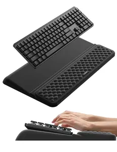 Vaydeer Wrist Rest with Keyboard Stand, Computer Wrist Support Pad, Ergonomic Keyboard Riser Holder Lifter Tray with Wrist Pad, Soft Memory Foam Desk Cushion, Palm Hand Typing for Office Home School,  corporate work desk accessories,TikTokShopBlackFriday