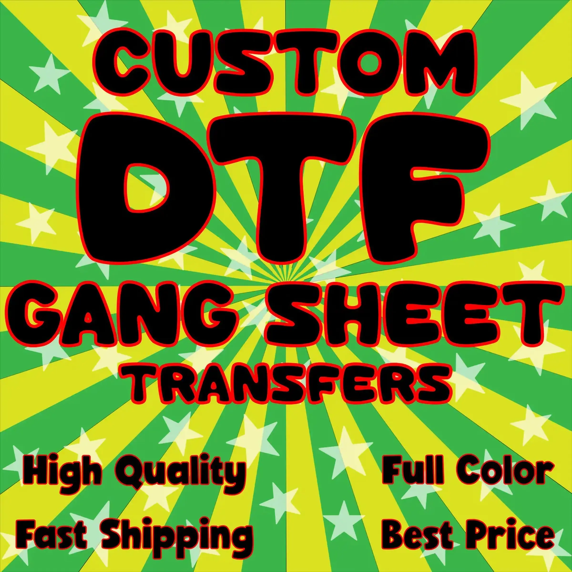 DTF Gang Sheet Transfers, DTF Print, Custom DTF Prints, High-Quality Transfers, Full Color Prints, DTF Transfer, DTF Print