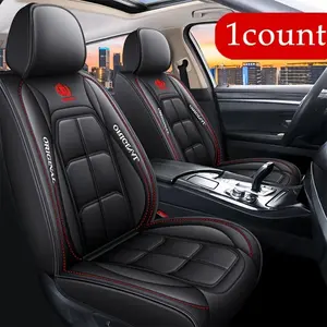 Luxury Multi-Color Nappa Leather Car Seat Covers, Universal Fit for Most Cars, Sedans, Trucks & Suvs, All-Season Protection, Leather Seats Cover