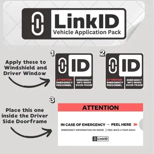 Emergency Contact System for Vehicles | Vehicle Application Pack - Fire Department Approved