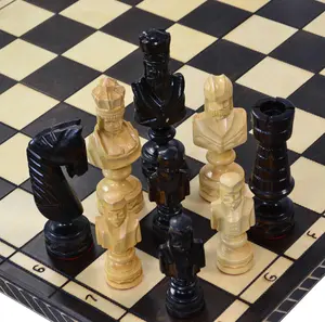 MegaChess 8 Inch Polish Birch Giant Chess Set