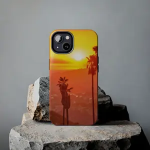 LA Sunset Paradise Phone Cases | Sunset Palm tree Phone Case, Beach Lover Gift, Vacation Essential