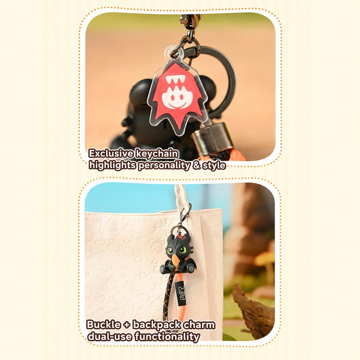 Miniso x How to Train Your Dragon Kawaii 3D Resin Animal Mascot Keychain, Toothless Bag Charm for Backpacks and Purses, Kawaii Accessories, Backpack Accessories, 3D Resin Keychains, Animal Mascot Keychains, Back To School