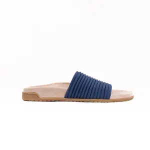 Vionic Evie Knit Slide Sandal (Women's) - Dark Denim