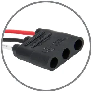 Grand General - Continuous Triple Female Wire Harness Roll By Grand General (Sold as Each By Plug)