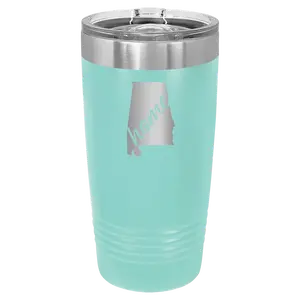 Alabama Home 20 oz Tumbler | Teal