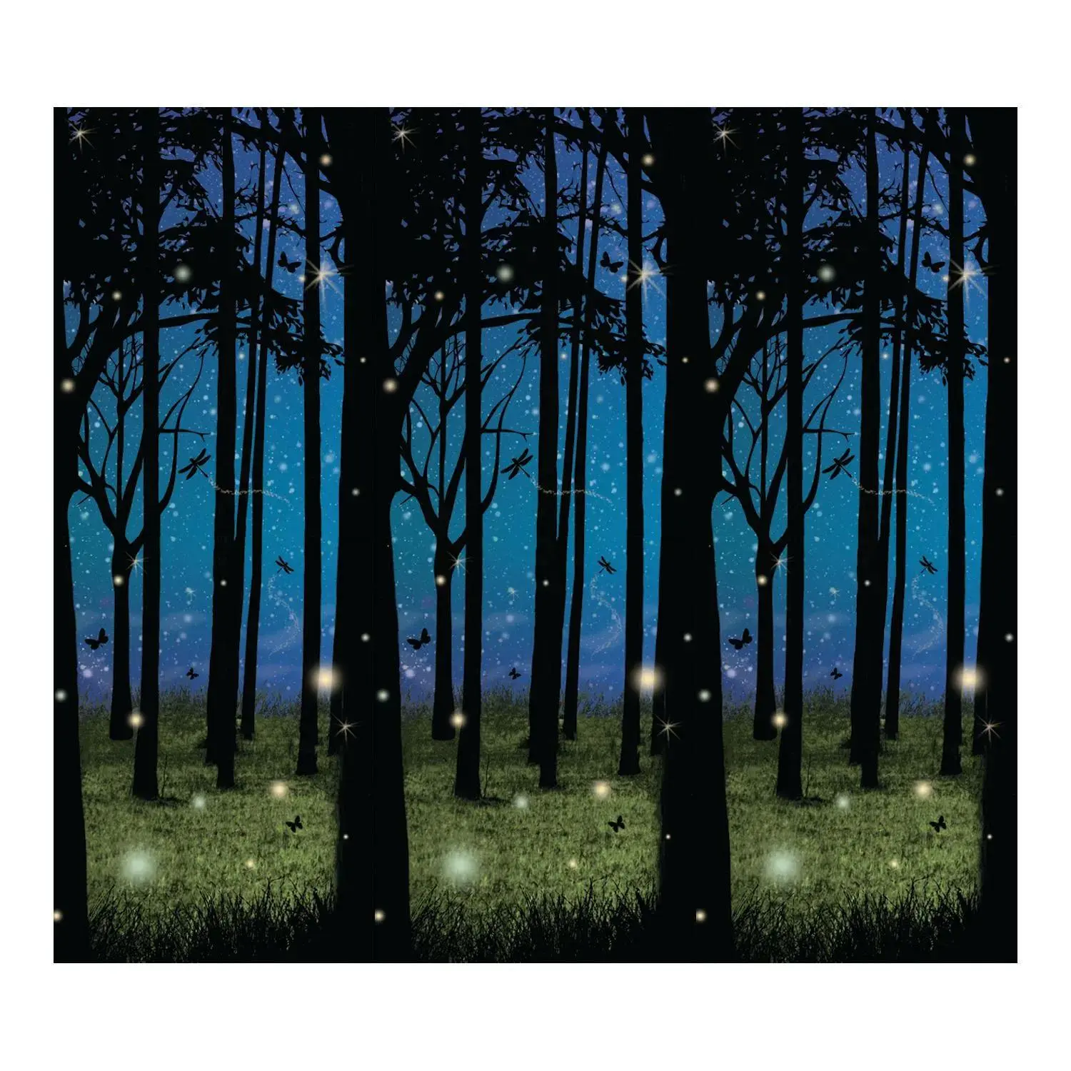 30 Ft. x 4 Ft. Enchanted Forest Design-a-Room Plastic Background