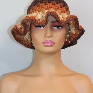 Crochet Granny Stitch Bucket Hat